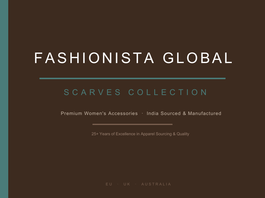 Scarves collection lookbook cover